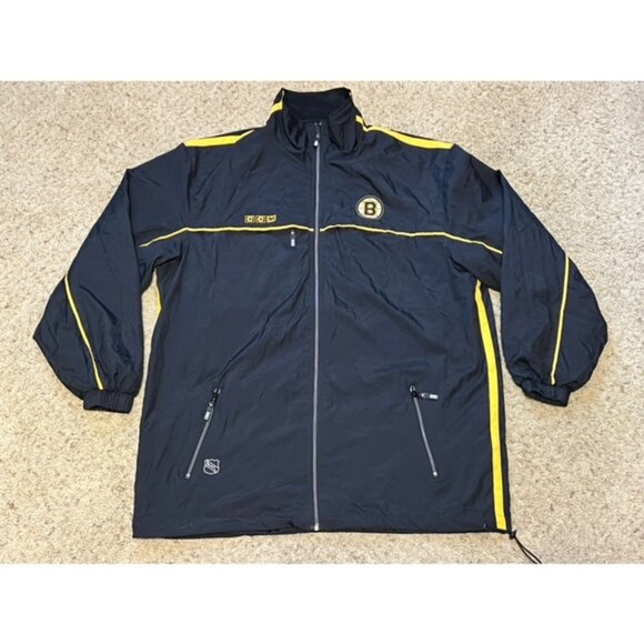 CCM Black and Yellow Performance Jacket - Picture 1 of 5